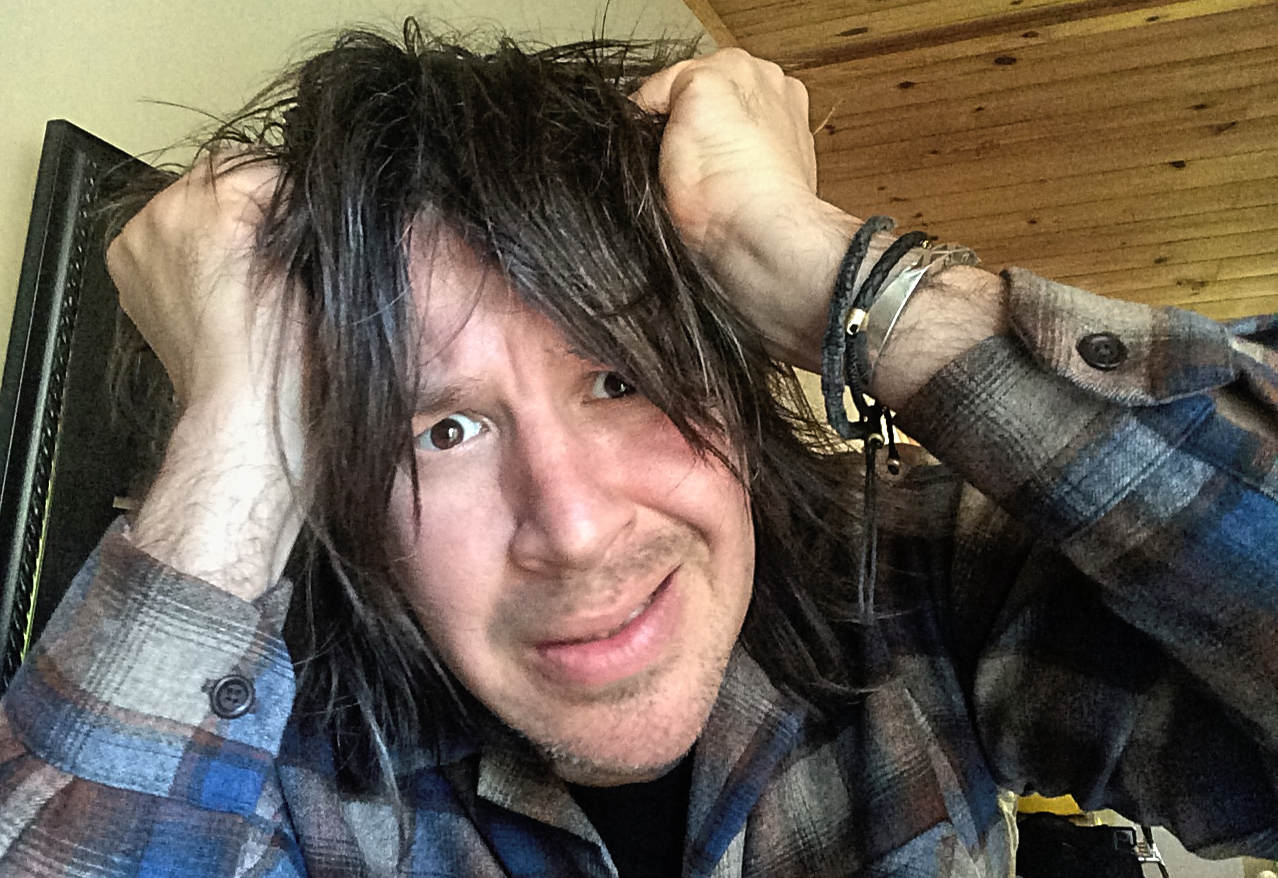 John Oszajca Pulling his hair out